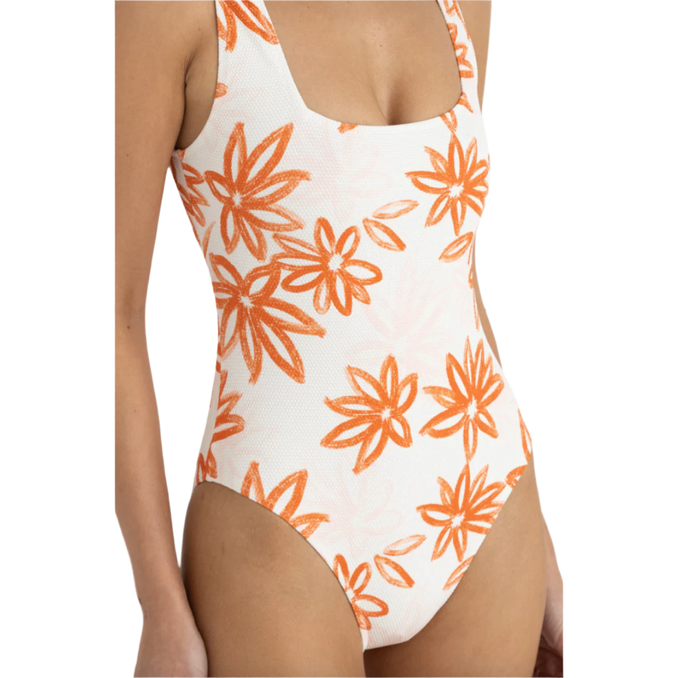 Rhythm - Sanctuary Floral Square Neck One Piece - Velocity 21