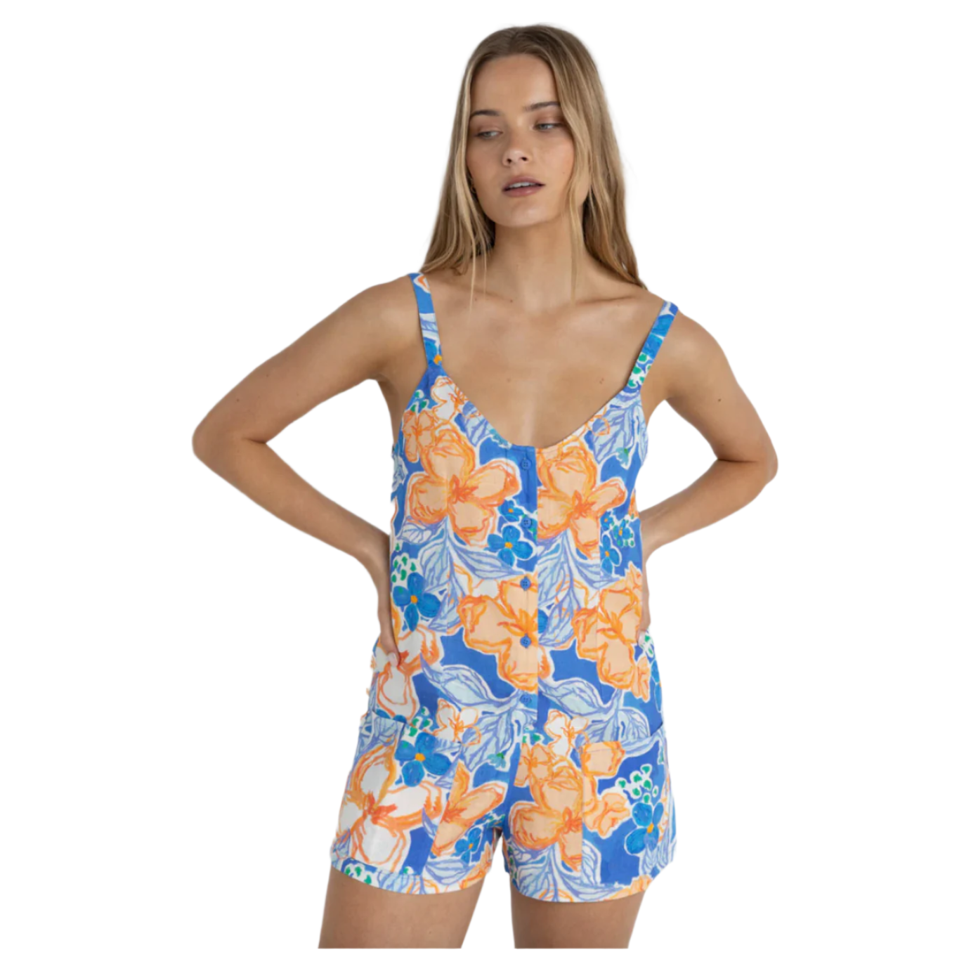 Rhythm - Paradise Floral Playsuit - Velocity 21