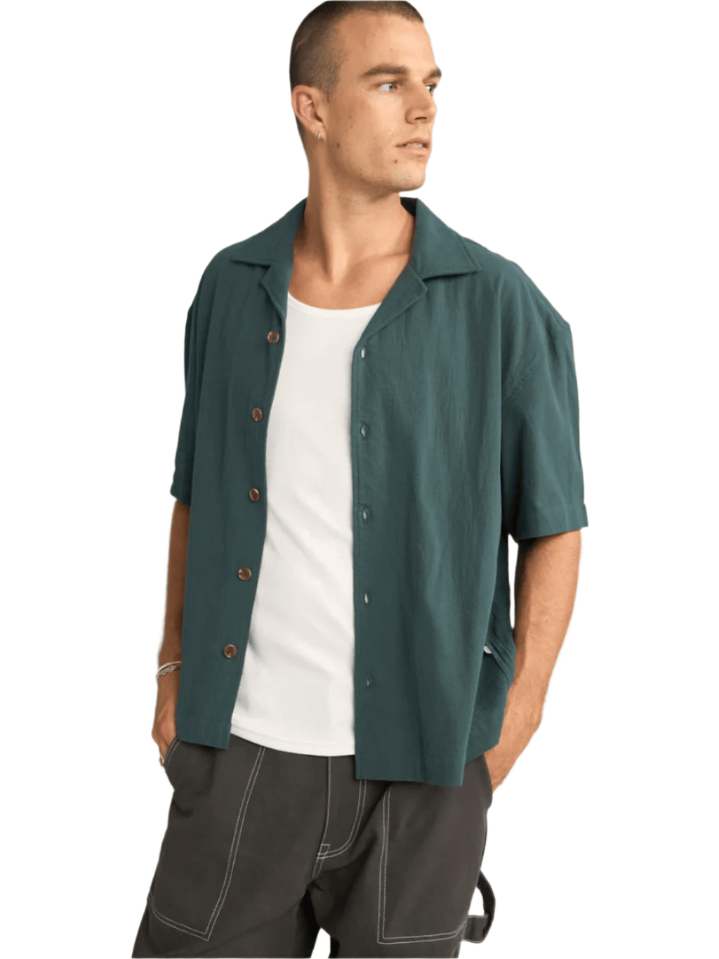 Rhythm - Relaxed Texture SS Shirt - Velocity 21