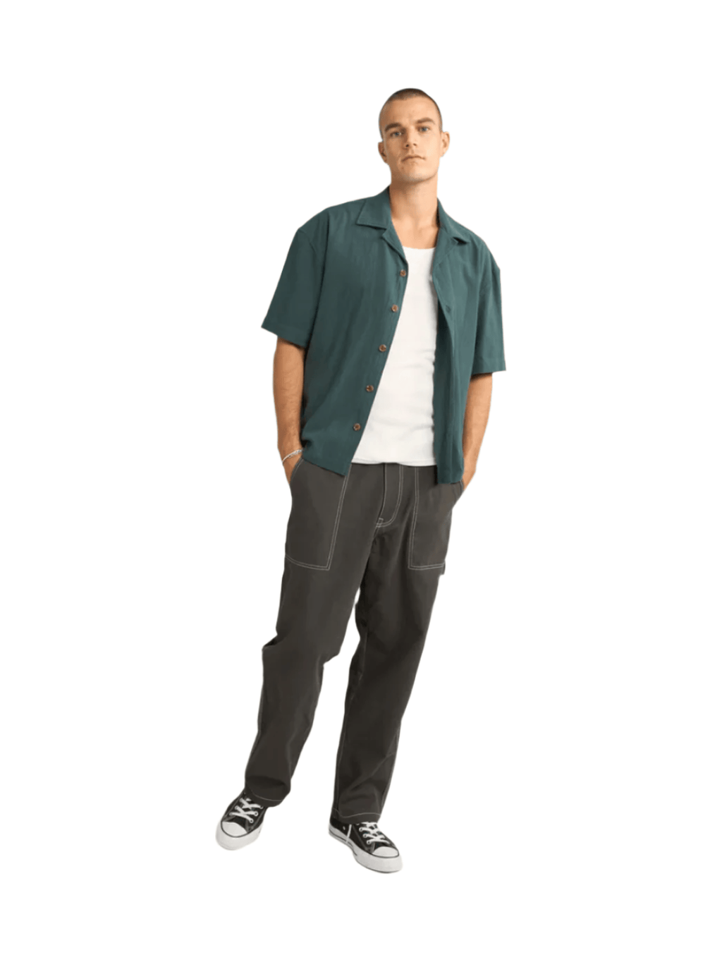Rhythm - Relaxed Texture SS Shirt - Velocity 21