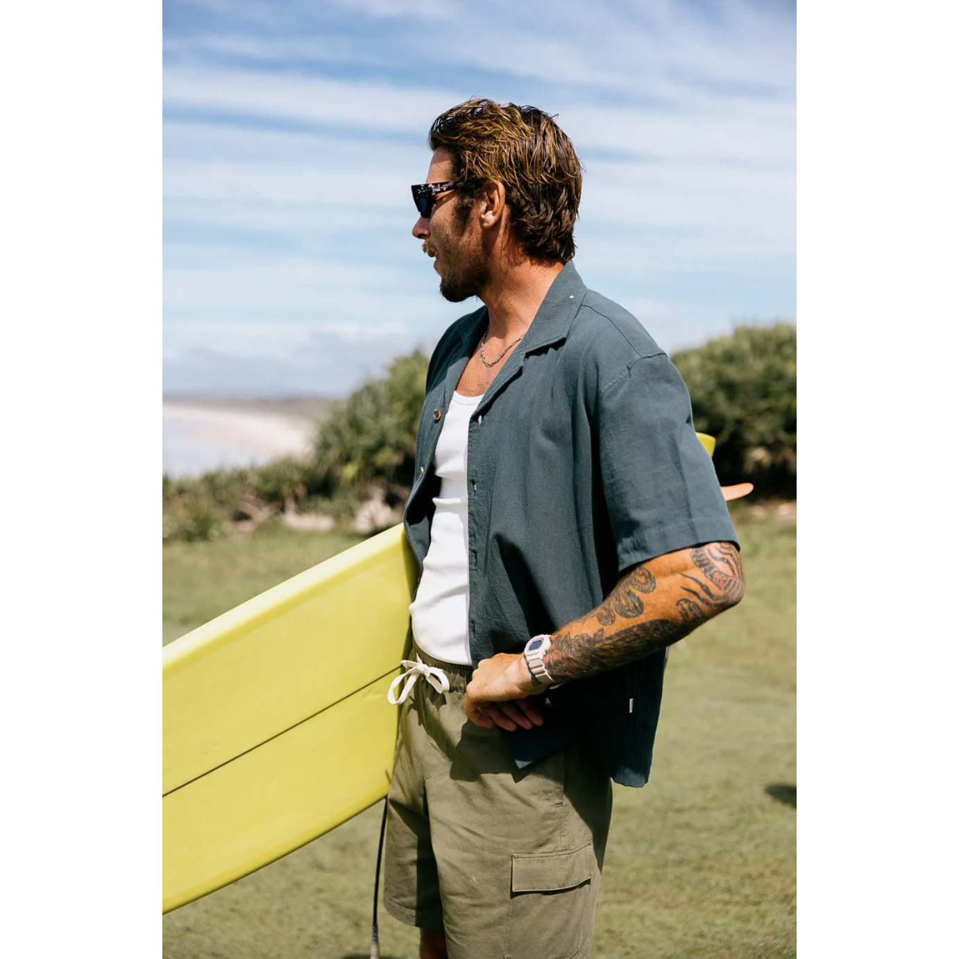Rhythm - Relaxed Texture SS Shirt - Velocity 21