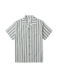 Rhythm - Vacation Stripe SS Shirt - Fern - Velocity 21