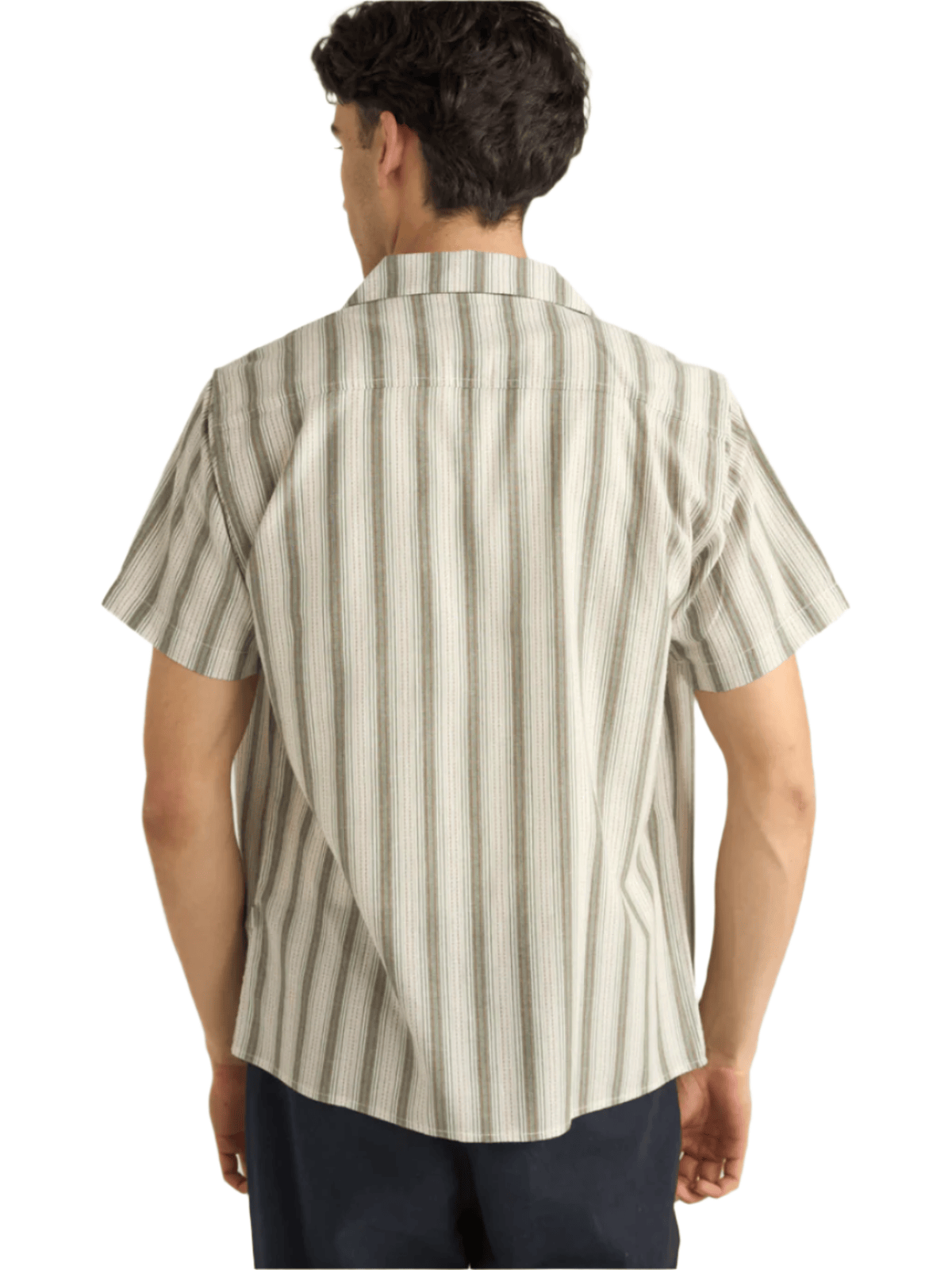 Rhythm - Vacation Stripe SS Shirt - Fern - Velocity 21