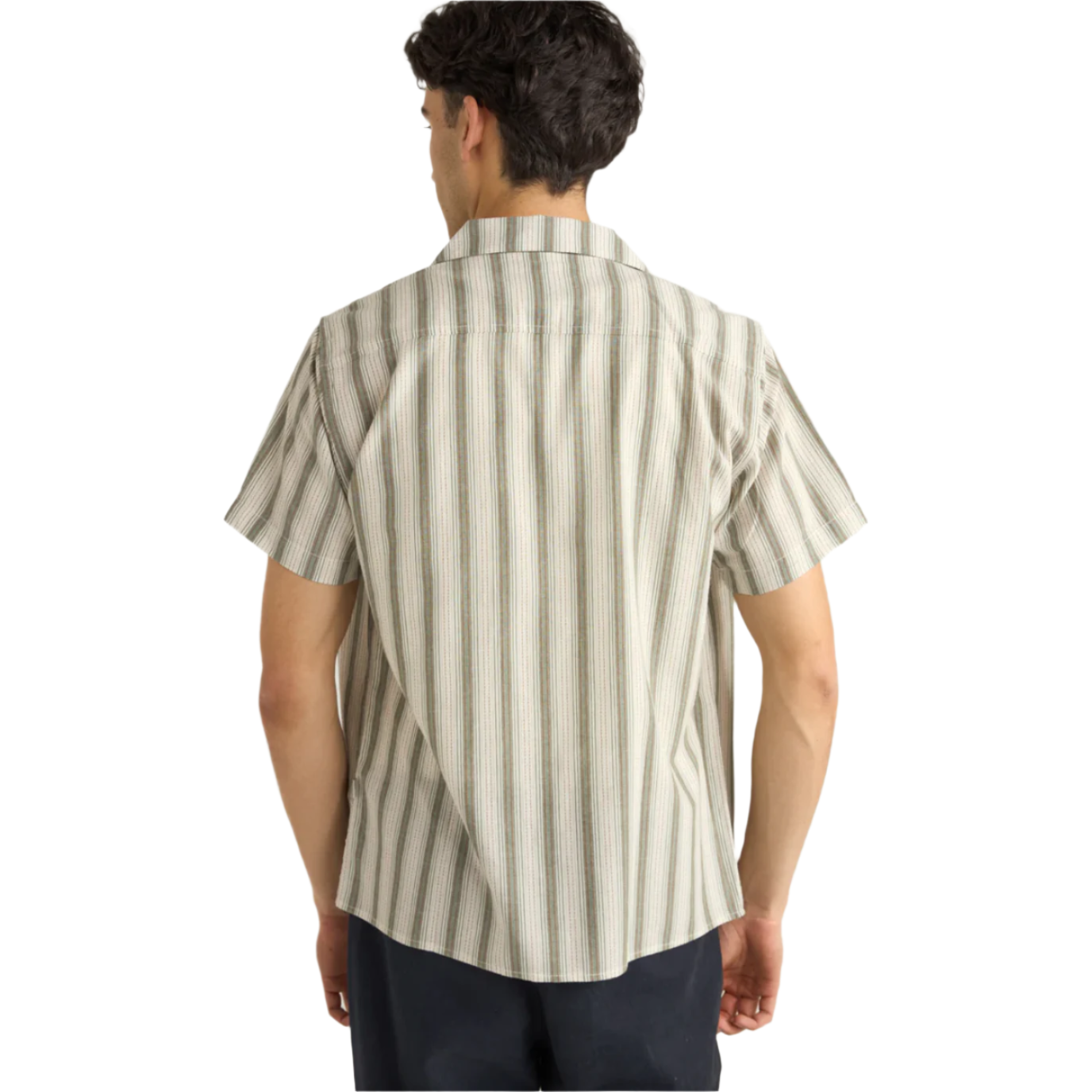 Rhythm - Vacation Stripe SS Shirt - Fern - Velocity 21