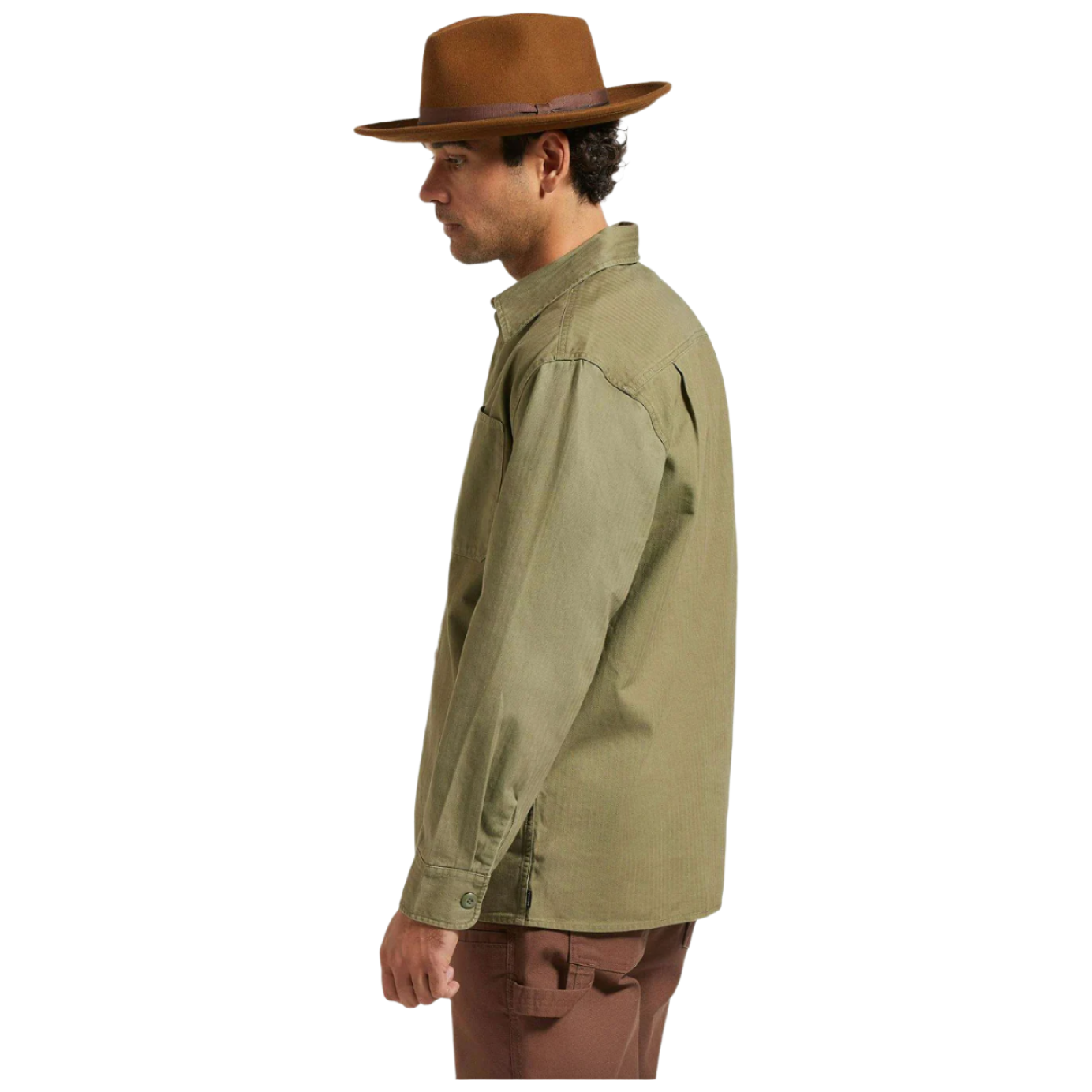 Brixton - Dayton Convertible Brim Rancher Hat - Coffee - Velocity 21