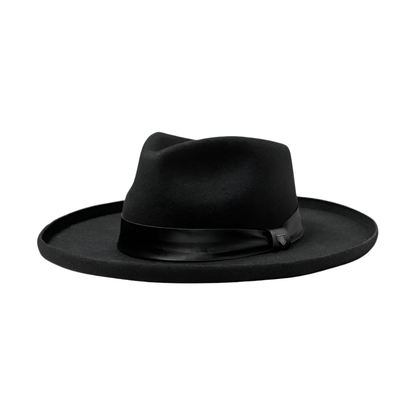 Brixton - Victoria Felt Fedora - Black - Velocity 21