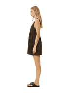 Afends - Jesse Hemp Mini Dress - Coffee - Velocity 21