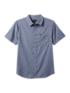 Brixton - Charter Print SS Woven - Flint Stone Blue - Velocity 21