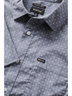 Brixton - Charter Print SS Woven - Flint Stone Blue - Velocity 21