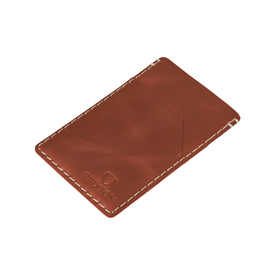 Brixton - Traditional Card Holder - Brown - Velocity 21
