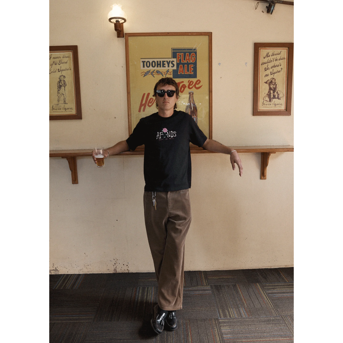 Afends - Smell The Roses Recycled Retro Fit Tee - Velocity 21