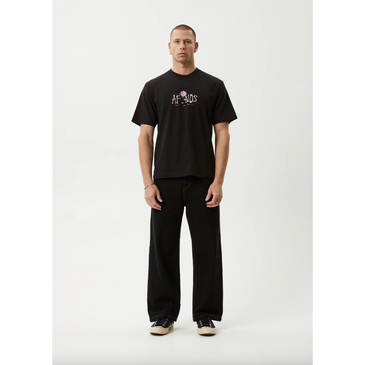 Afends - Smell The Roses Recycled Retro Fit Tee - Velocity 21