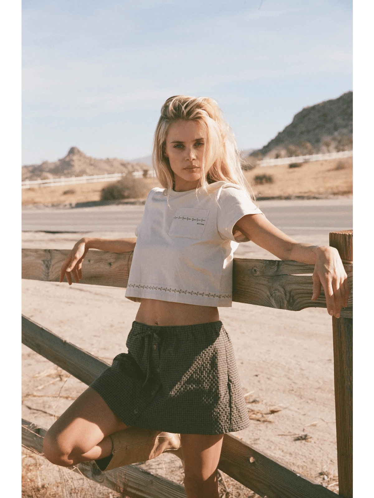Rhythm - Louise Check Skort - Velocity 21