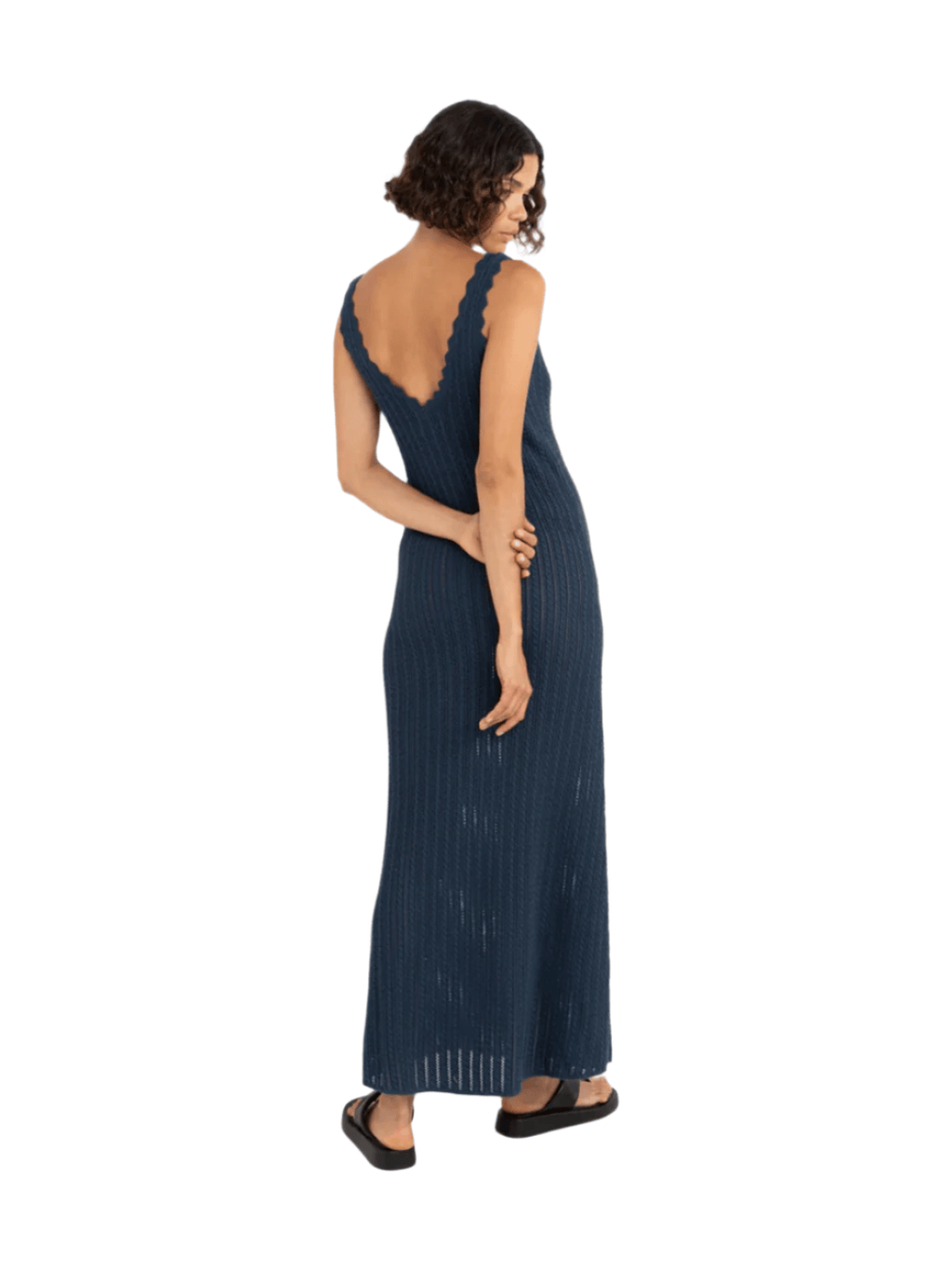 Rhythm - Scallop Knit Maxi Dress - Velocity 21