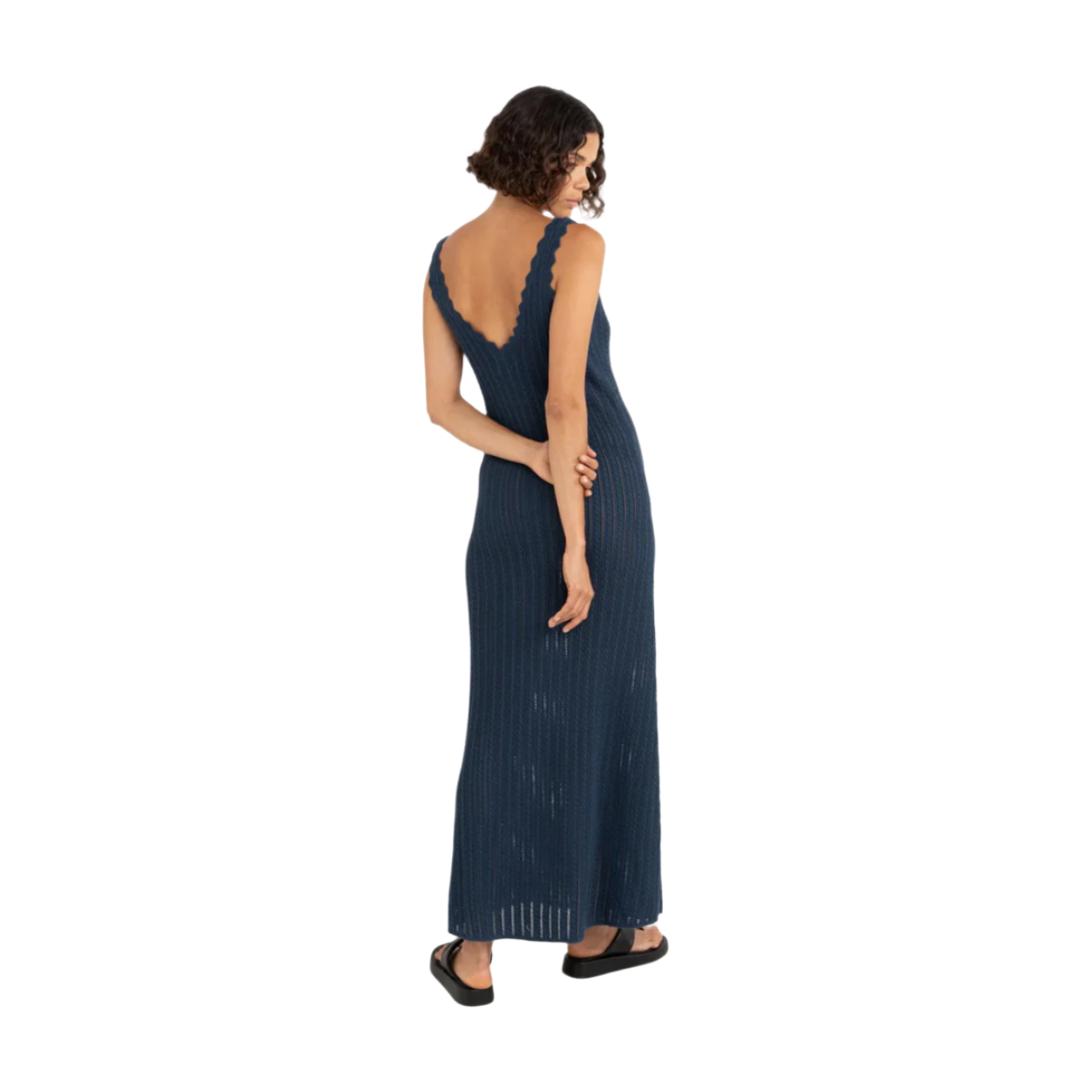 Rhythm - Scallop Knit Maxi Dress - Velocity 21