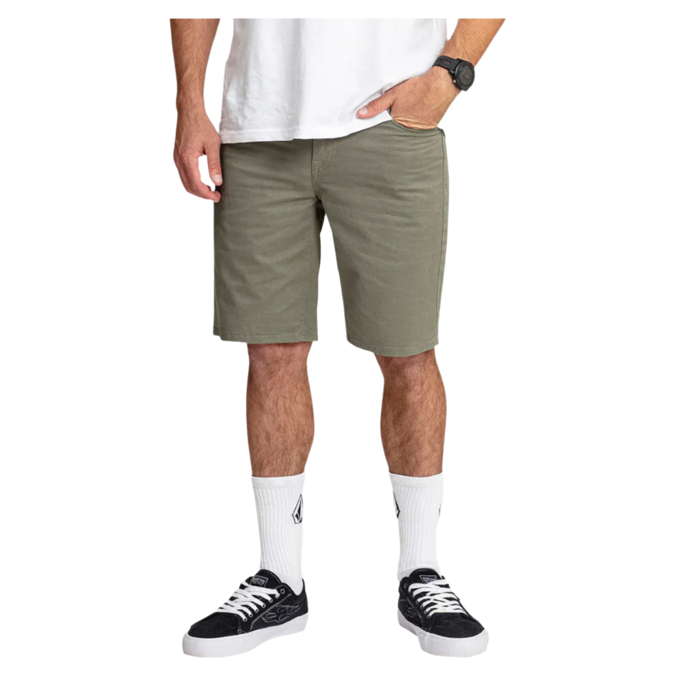 Volcom - Solver Lite 5 Pocket Short - Brindle - Velocity 21