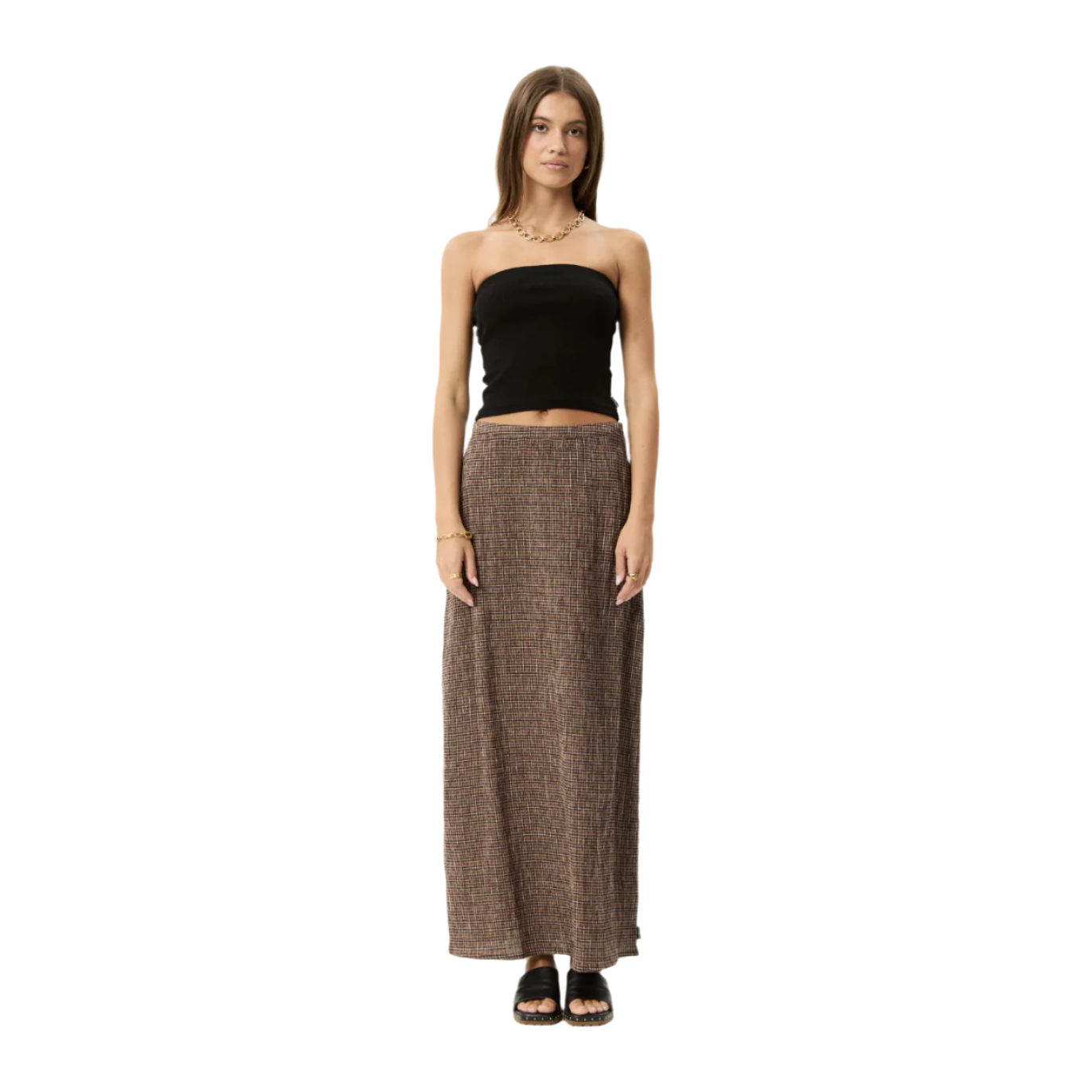 Afends - Hometown Seersucker Check Skirt - Velocity 21