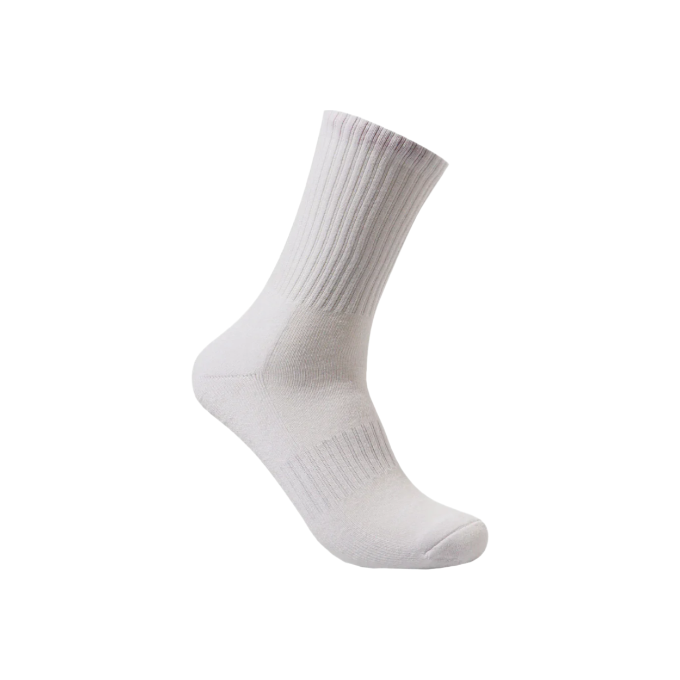 Globe - Singles Crew Sock - White - Velocity 21