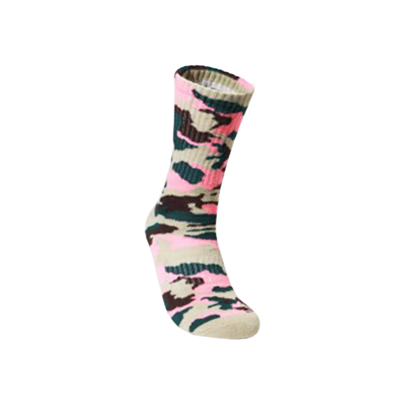 Globe - Singles Crew Sock - Pink Camo - Velocity 21