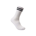 Globe - Singles Crew Sock - White/Black Stripe - Velocity 21