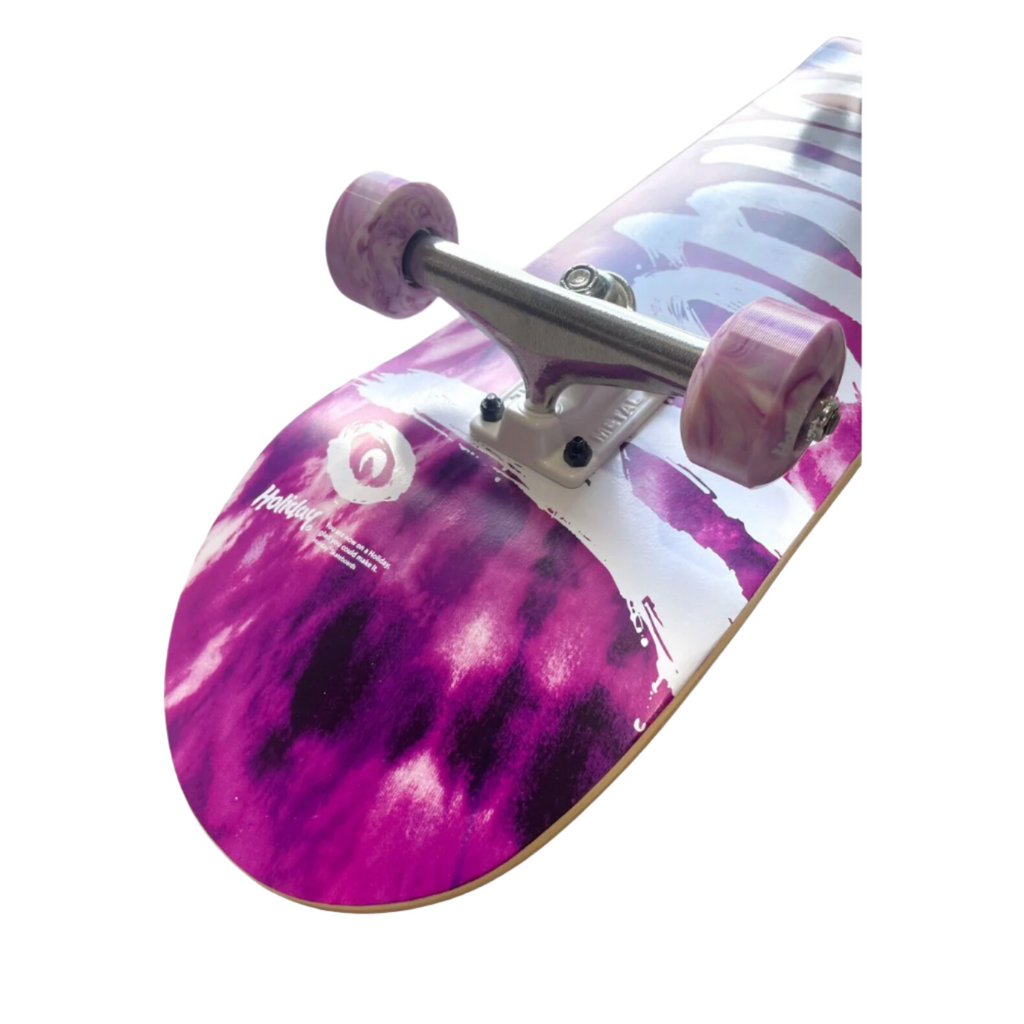 Holiday Skateboards - Holiday Complete - Tie Dye Purple - 8.0" - Velocity 21
