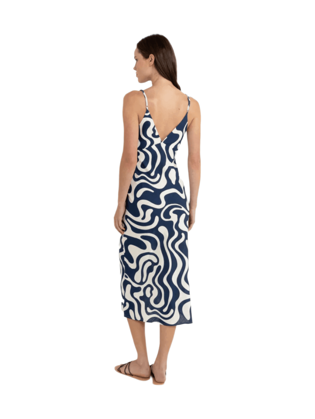 Rhythm - Waverly Bias Cut Midi Dress - Velocity 21