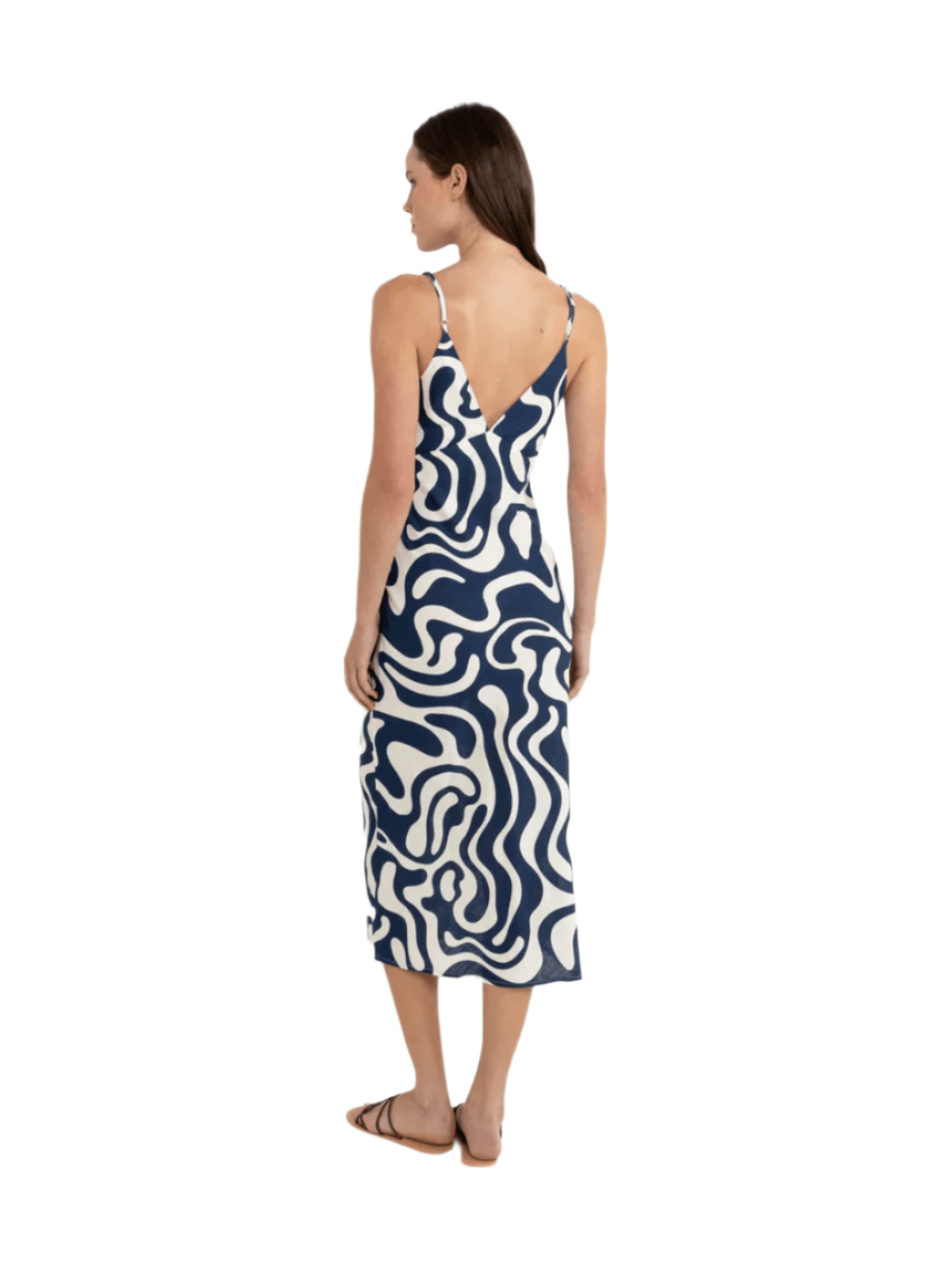Rhythm - Waverly Bias Cut Midi Dress - Velocity 21