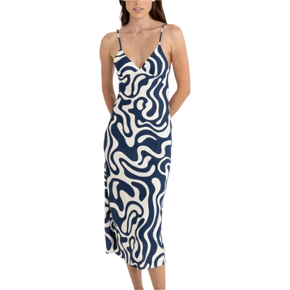 Rhythm - Waverly Bias Cut Midi Dress - Velocity 21