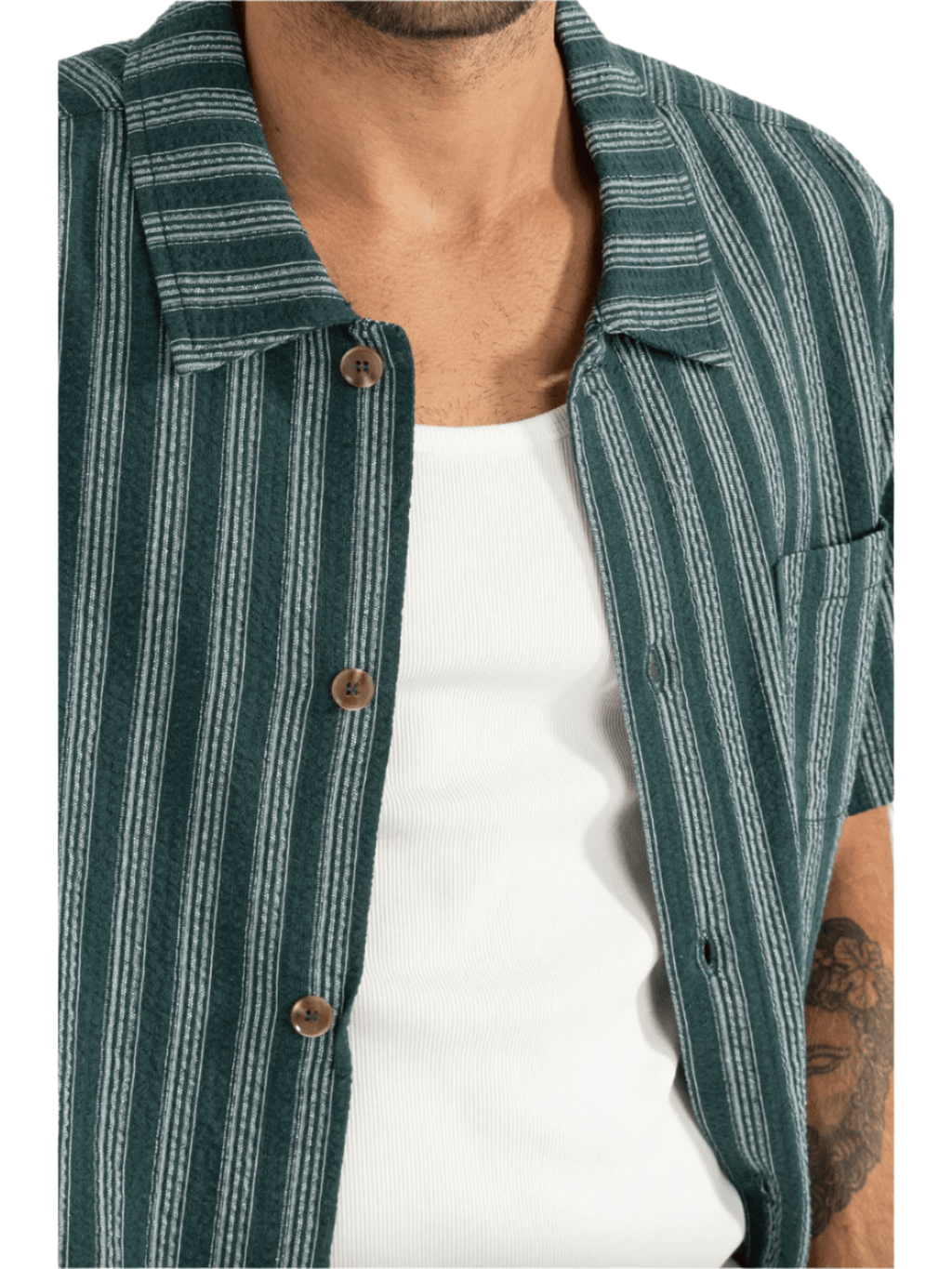 Rhythm - Eli Stripe SS Shirt - Velocity 21