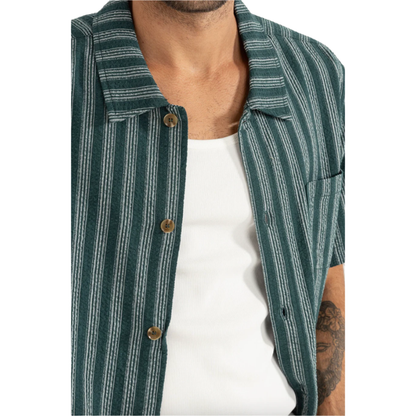 Rhythm - Eli Stripe SS Shirt - Velocity 21