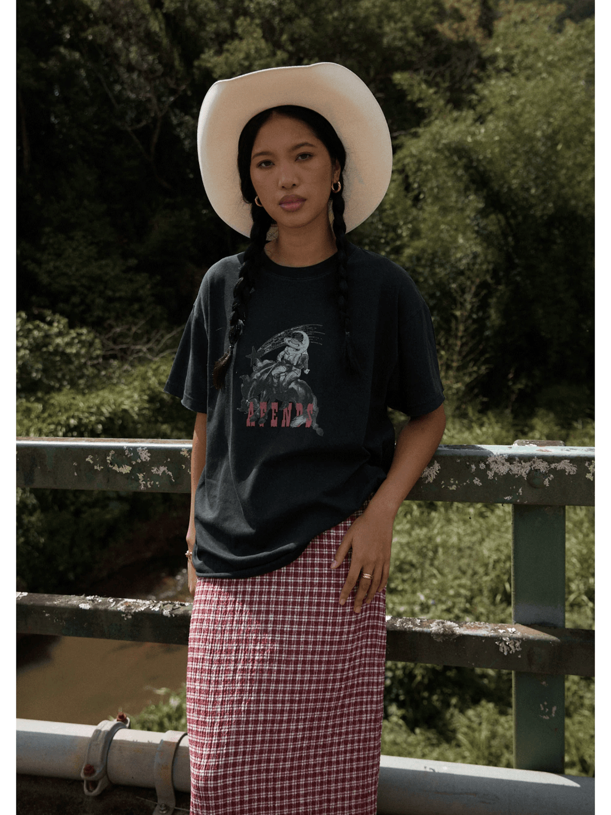 Afends - Cosmic Cow Hemp Oversized Tee - Velocity 21