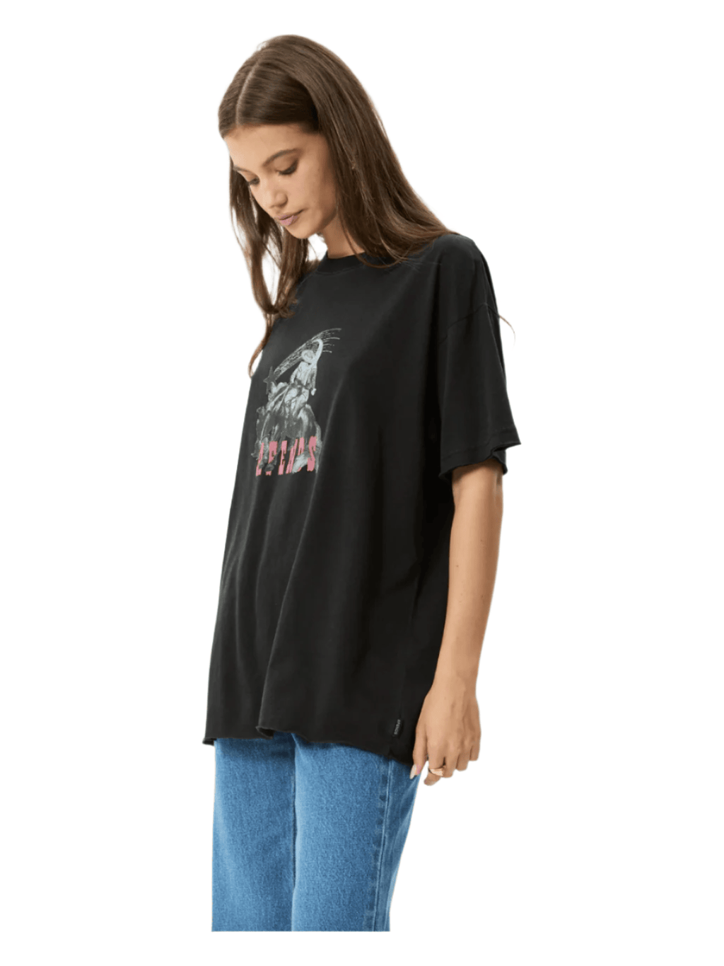 Afends - Cosmic Cow Hemp Oversized Tee - Velocity 21