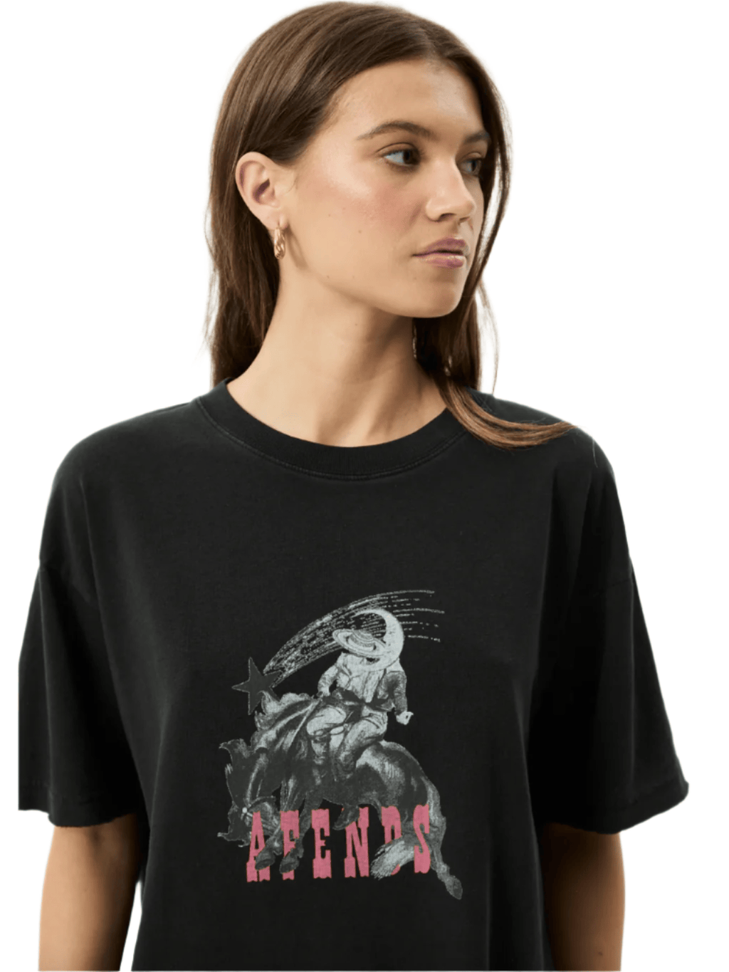 Afends - Cosmic Cow Hemp Oversized Tee - Velocity 21