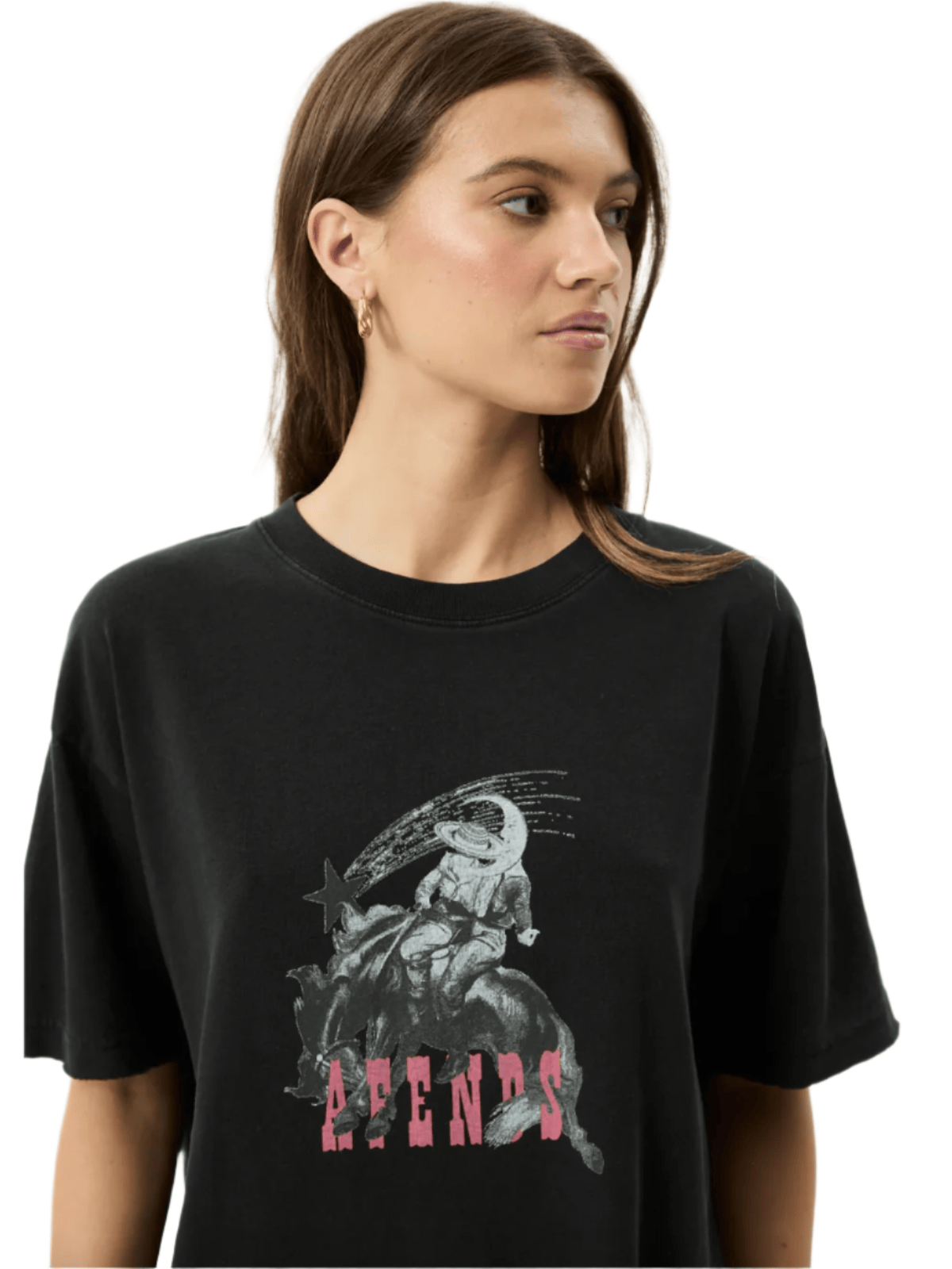 Afends - Cosmic Cow Hemp Oversized Tee - Velocity 21