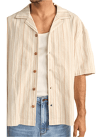 Rhythm - Benny Relaxed Stripe SS Shirt - Velocity 21