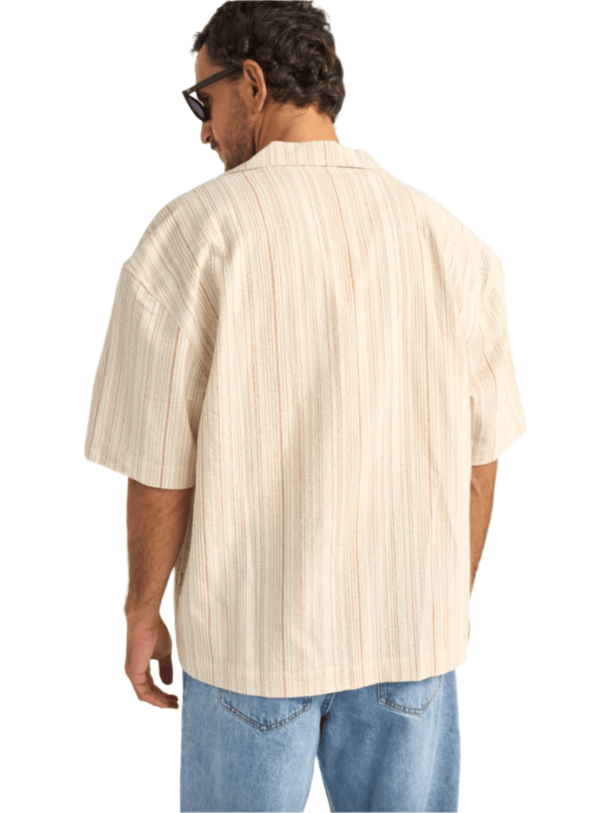 Rhythm - Benny Relaxed Stripe SS Shirt - Velocity 21