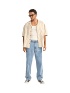 Rhythm - Benny Relaxed Stripe SS Shirt - Velocity 21