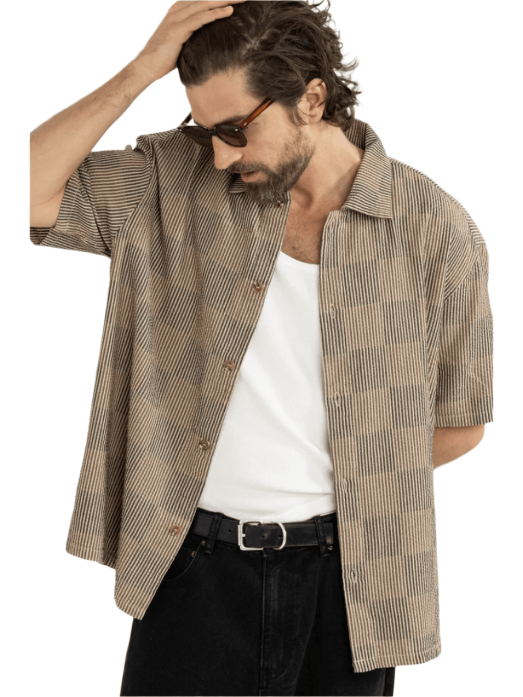 Rhythm - Tanner Check SS Shirt - Velocity 21