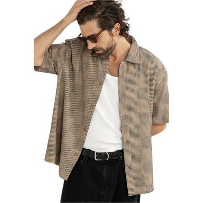 Rhythm - Tanner Check SS Shirt - Velocity 21