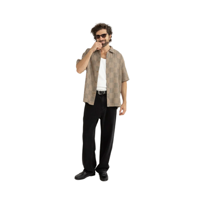 Rhythm - Tanner Check SS Shirt - Velocity 21