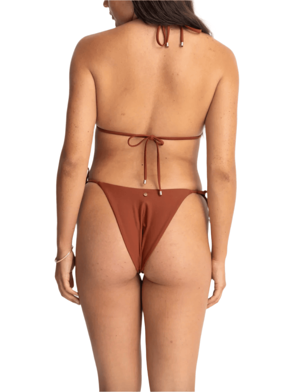 Rhythm - Classic Tie Side Hi Cut Pant - Rust - Velocity 21