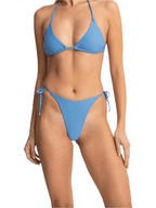 Rhythm - Classic Tie Side Hi Cut Pant - Blue - Velocity 21