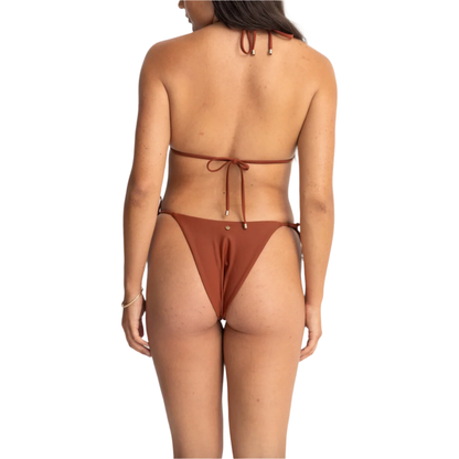 Rhythm - Classic Tie Side Hi Cut Pant - Rust - Velocity 21