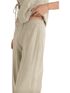 Rhythm - Lola Check Wide Leg Pant - Velocity 21