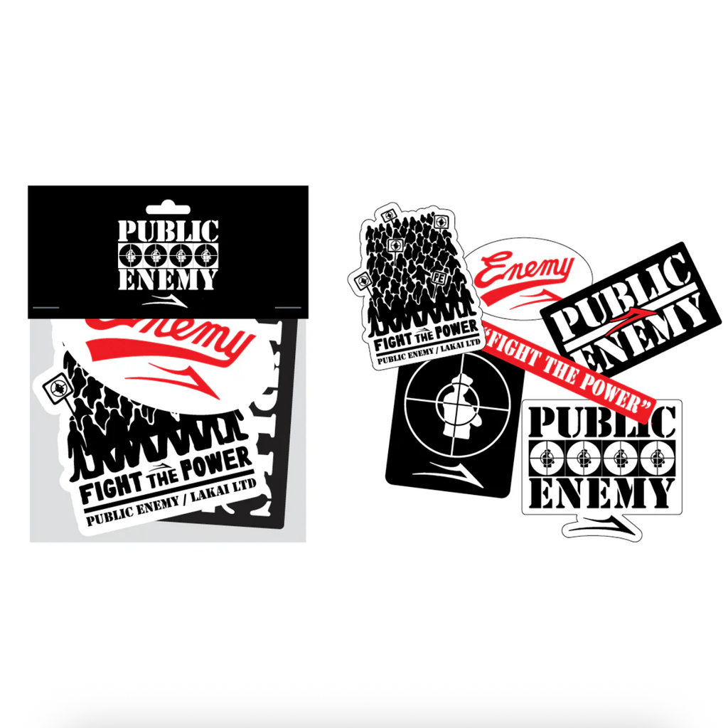 Lakai - Public Enemy Sticker Pack - Velocity 21