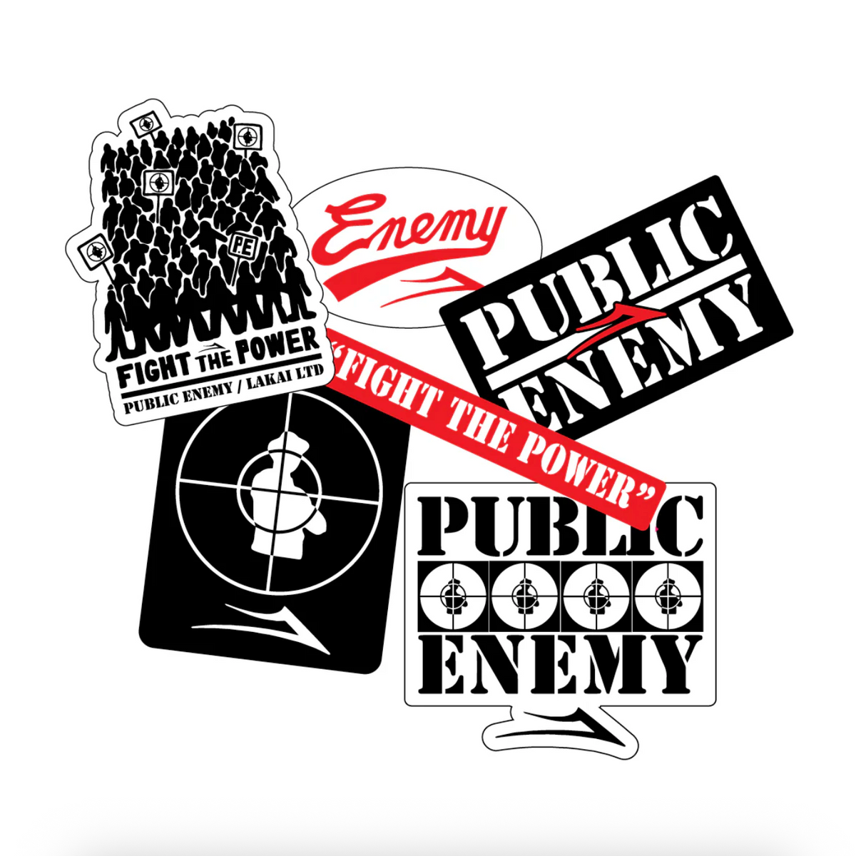 Lakai - Public Enemy Sticker Pack - Velocity 21
