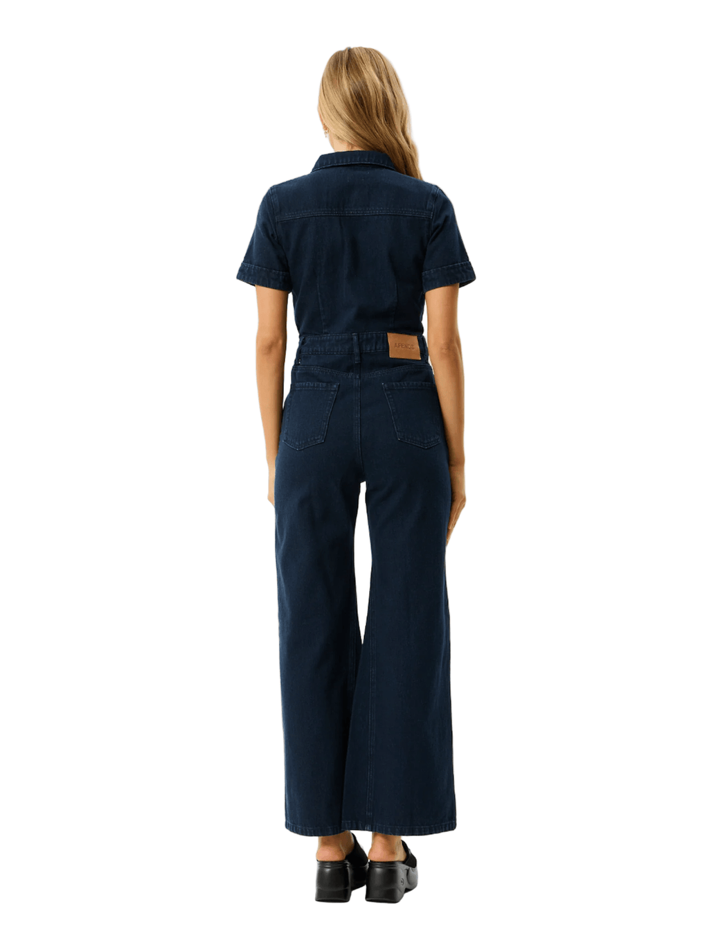 Afends - Western Miami Denim Flared Jumpsuit - Velocity 21
