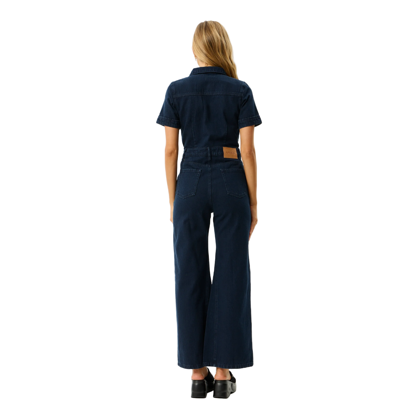 Western Miami Denim Flared Jumpsuit