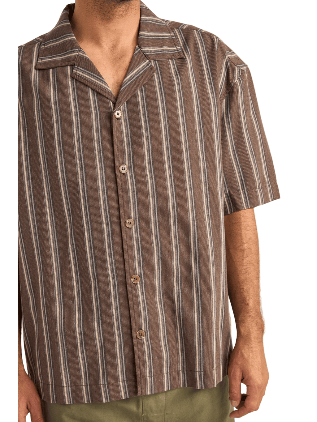 Rhythm - Baja Relaxed Stripe SS Shirt - Velocity 21