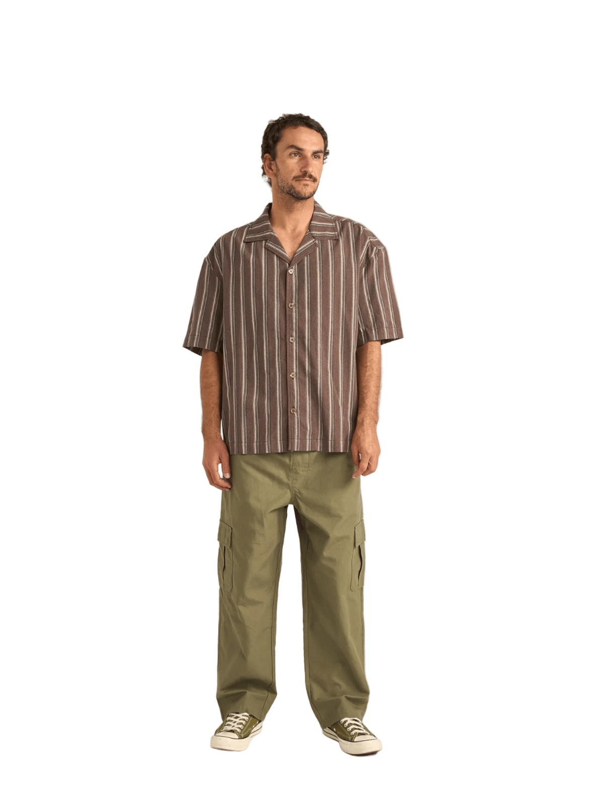 Rhythm - Baja Relaxed Stripe SS Shirt - Velocity 21